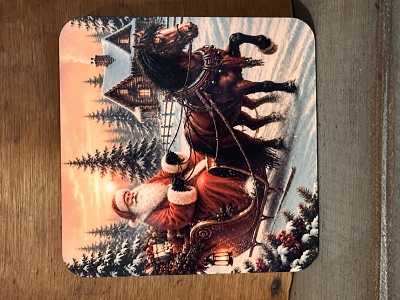 Santa Horse Sleigh 4